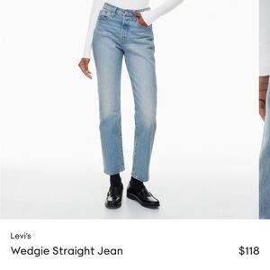 LEVI WEDGIE SZ 30 GREAT CONDITION